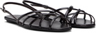 Proenza Schouler Black Uma Slingback Sandals