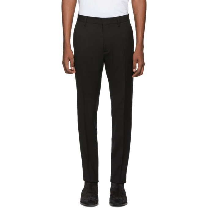 Photo: Dsquared2 Black Wool Cady Admiral Trousers