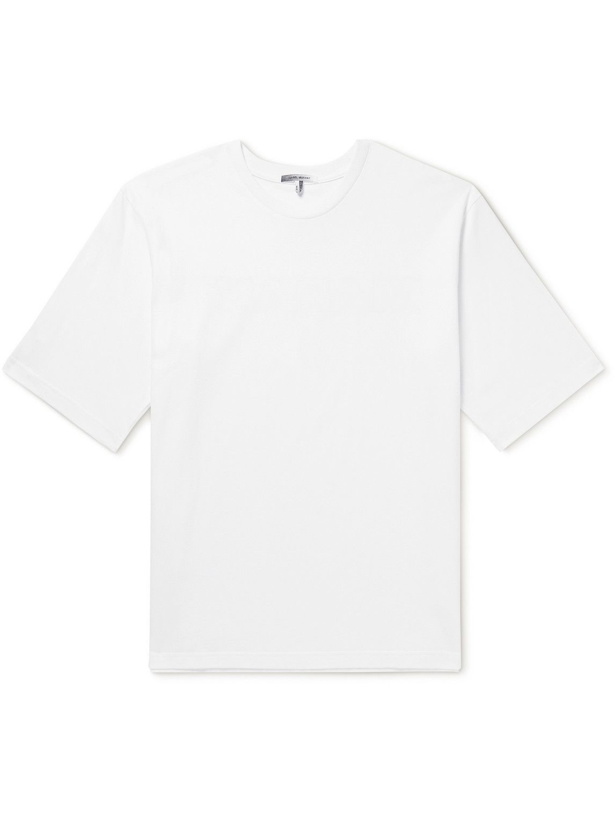 Photo: Isabel Marant - Oversized Guizy Logo-Print Cotton-Jersey T-Shirt - White