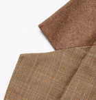 Ader Error - Checked Wool Suit Jacket - Brown