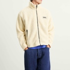 Napapijri Men's x Martine Rose Logo Fleece Jacket in White Whisper