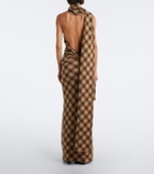 Aya Muse Kae plaid midi skirt