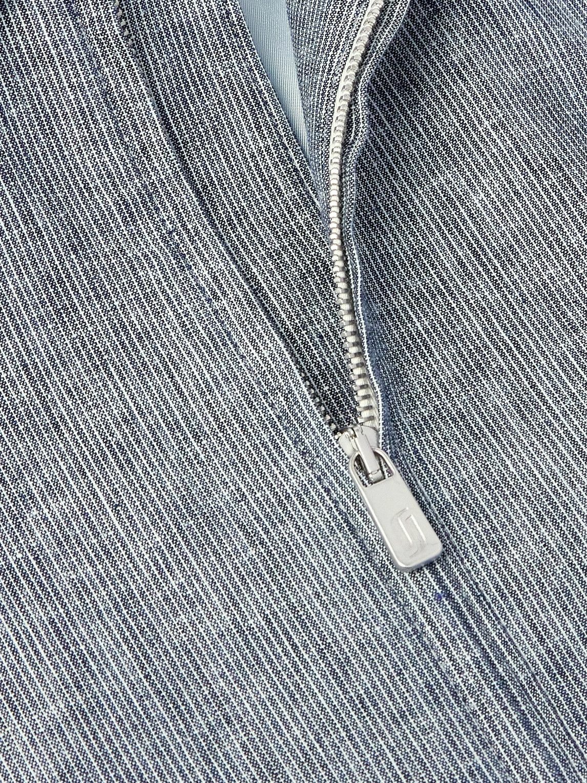 Richard James - Striped Linen and Cotton-Blend Blouson Jacket - Gray
