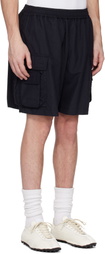 ABRA Black Mini Cargo Shorts