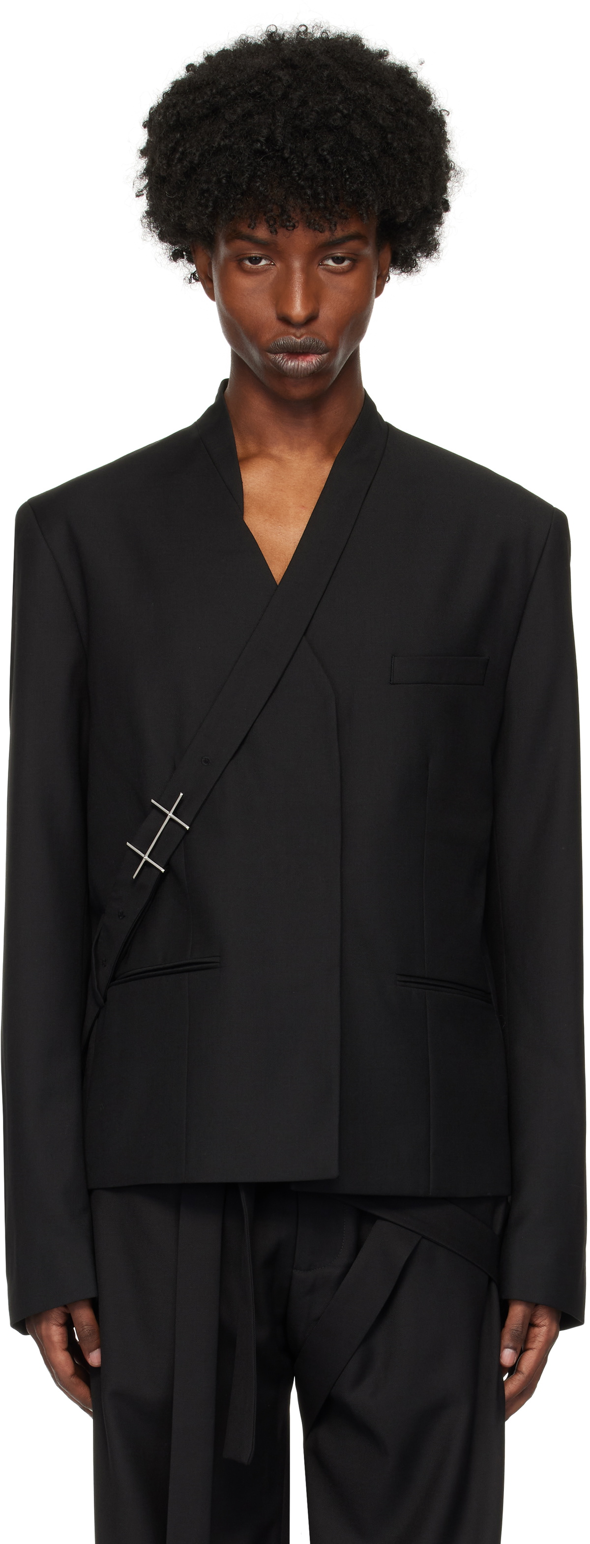 HELIOT EMIL Black Aegis Blazer