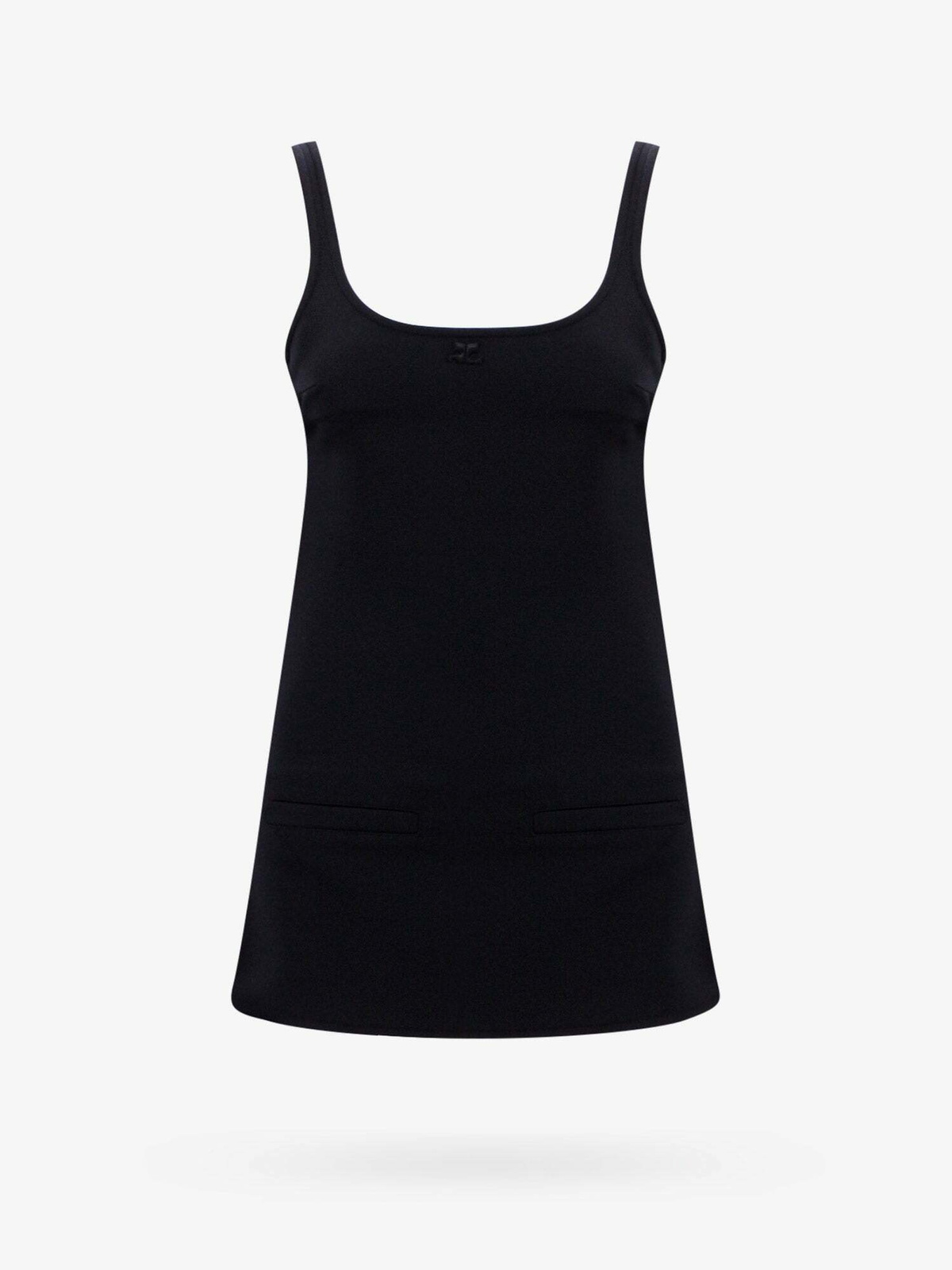 ワンピース COURREGES Woman Dress Black 324CRO451VY0015 9999 125CRO593PL01599999_12.jpg