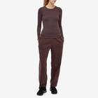 Stylerunner Women's Median Straight Leg Jogger Pant in Sepia