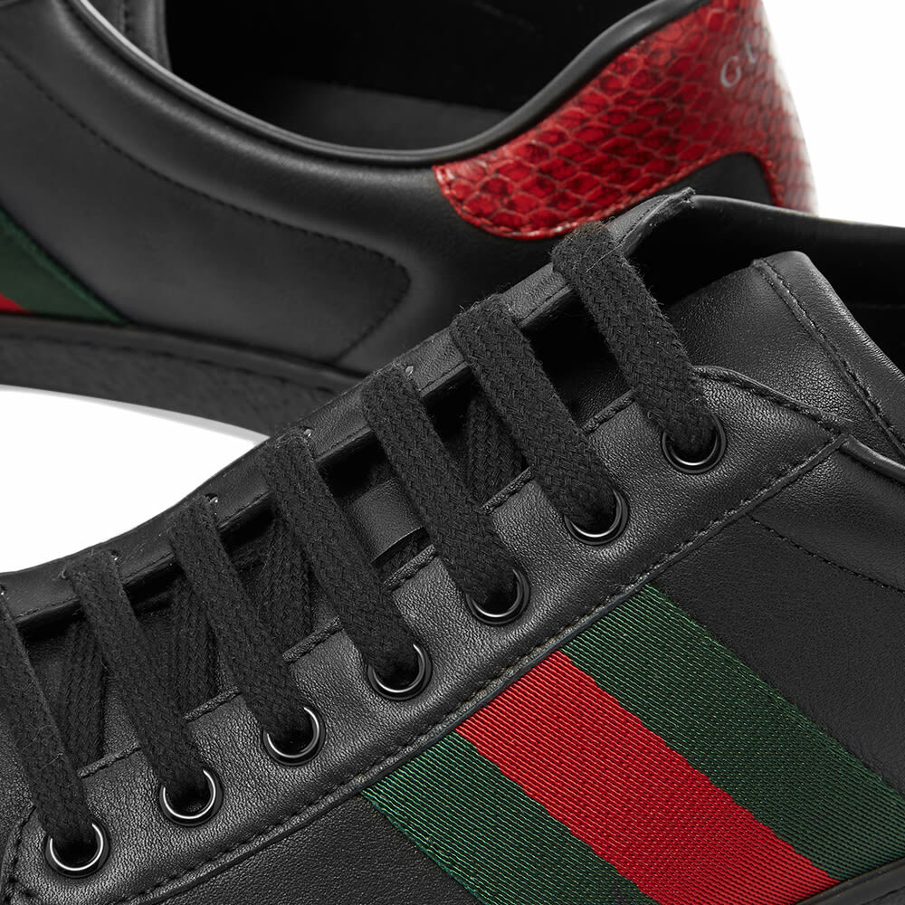 Gucci Men s New Ace GRG Sneakers in Black Gucci