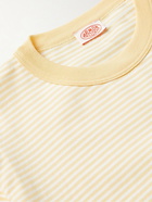 Armor Lux - Callac Striped Cotton-Jersey T-Shirt - Yellow