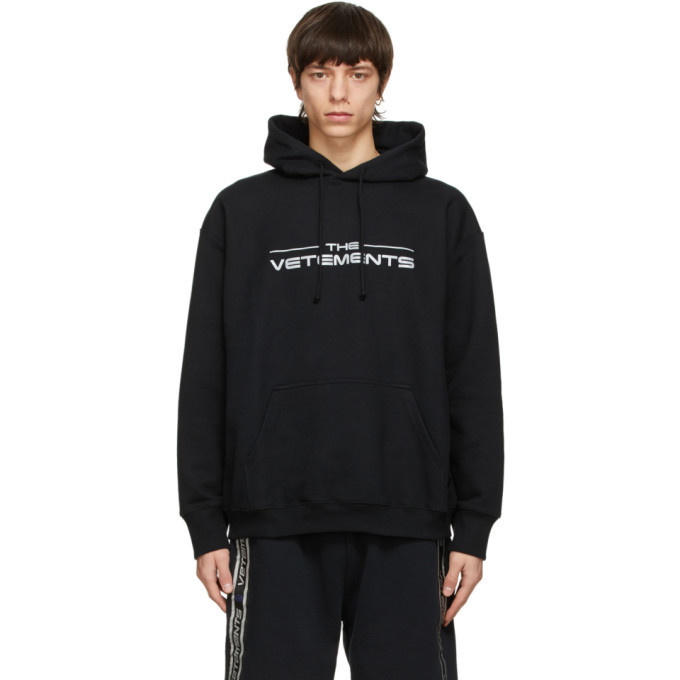 Photo: VETEMENTS Black The Logo Hoodie