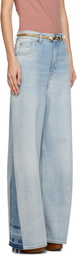 Chloé Blue Wide-Leg Jeans