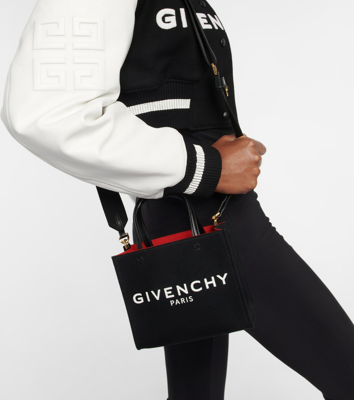 【GIVENCHY】G-Tote mini logo-print canvas tote bag Givenchy - G Mini logo canvas tote Givenchy