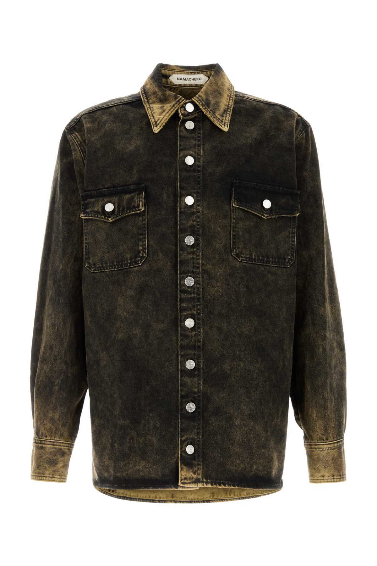 Namacheko Blue Manni Denim Shirt Namacheko