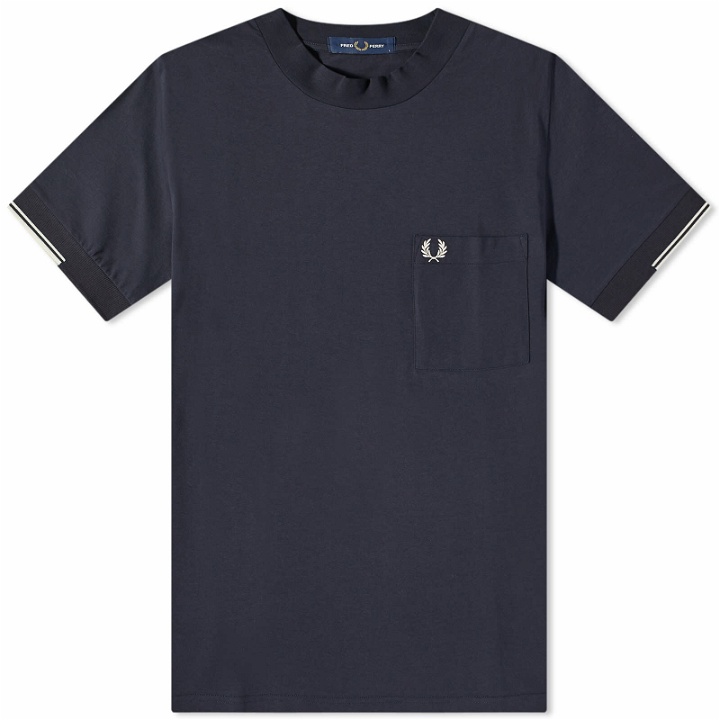 Photo: Fred Perry Authentic Men's Tipped Pocket T-Shirt in Navy