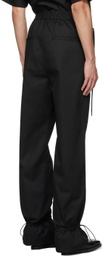 Hood by Air Black Light Canvas Trousers