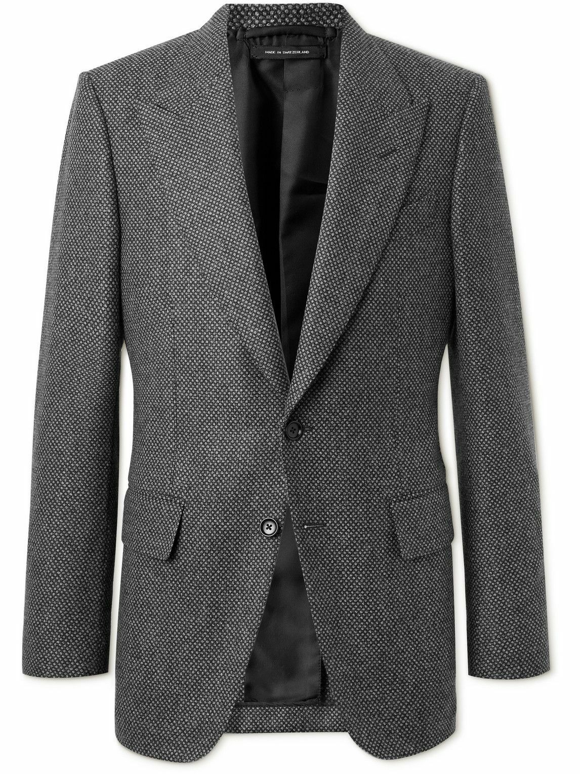 ジャケット FENDI DOVE GREY MOHAIR BLEND BLAZER Fendi Mohair Blend Blazer () IFCHIC.COM