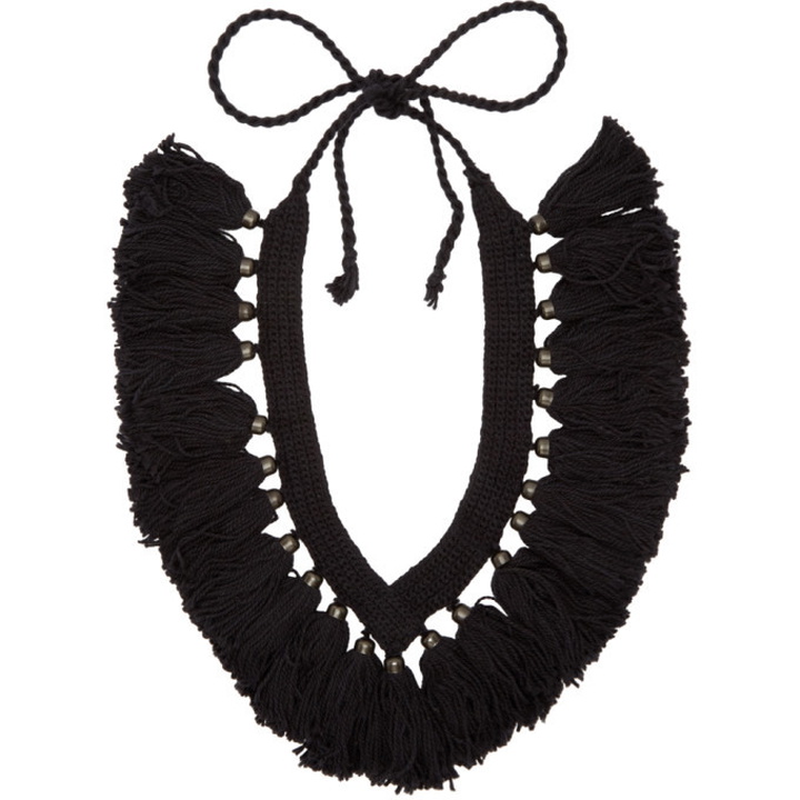 Photo: Random Identities Black Woven Necklace