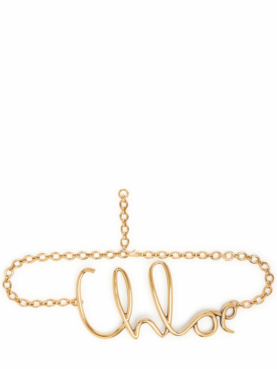 CHLOÉ Large Iconic Chloé Metallic Belt Chloe