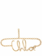 CHLOÉ Large Iconic Chloé Metallic Belt
