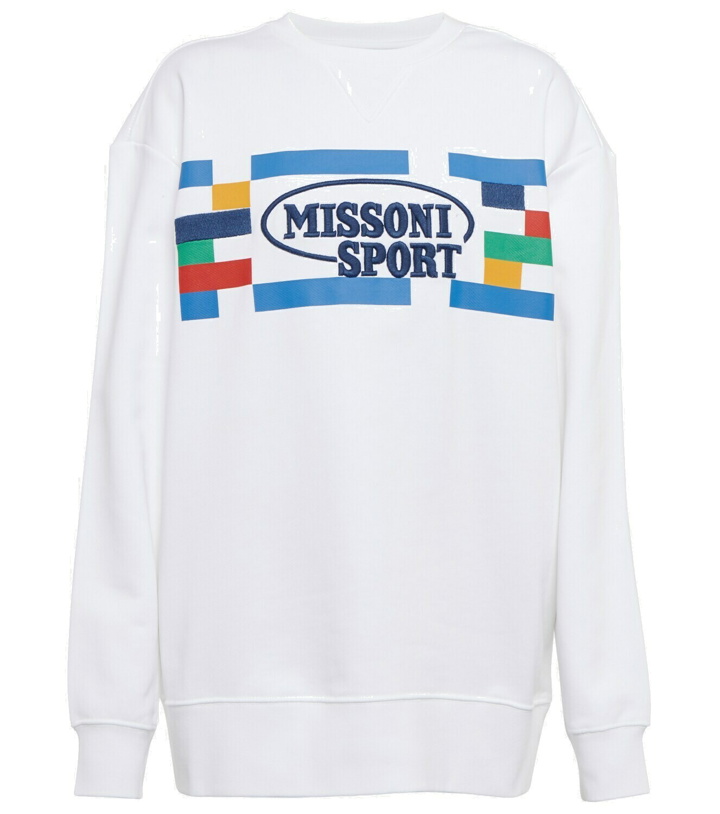 Photo: Missoni - Logo cotton jersey sweatshirt