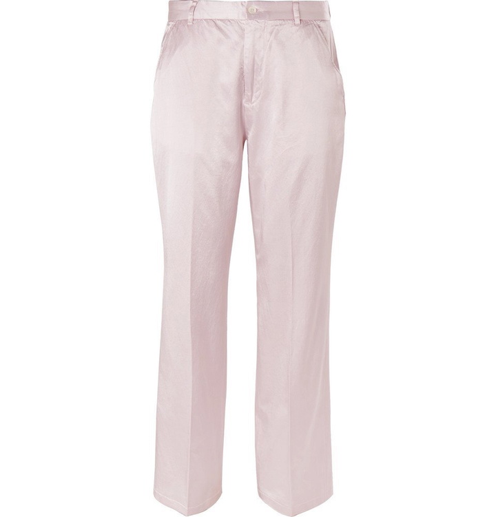 Photo: Our Legacy - Sailor Wide-Leg Cotton-Blend Trousers - Men - Pink