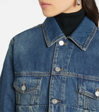 Victoria Beckham Cropped denim jacket