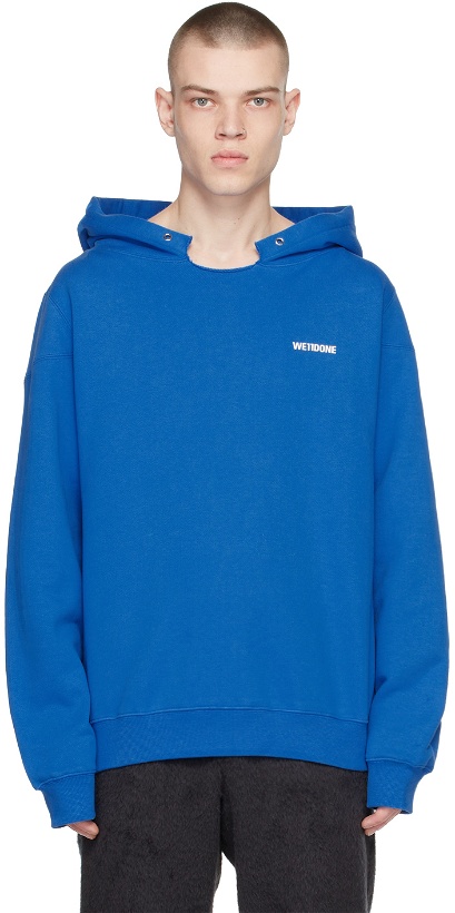 Photo: We11done Blue Oversized Hoodie