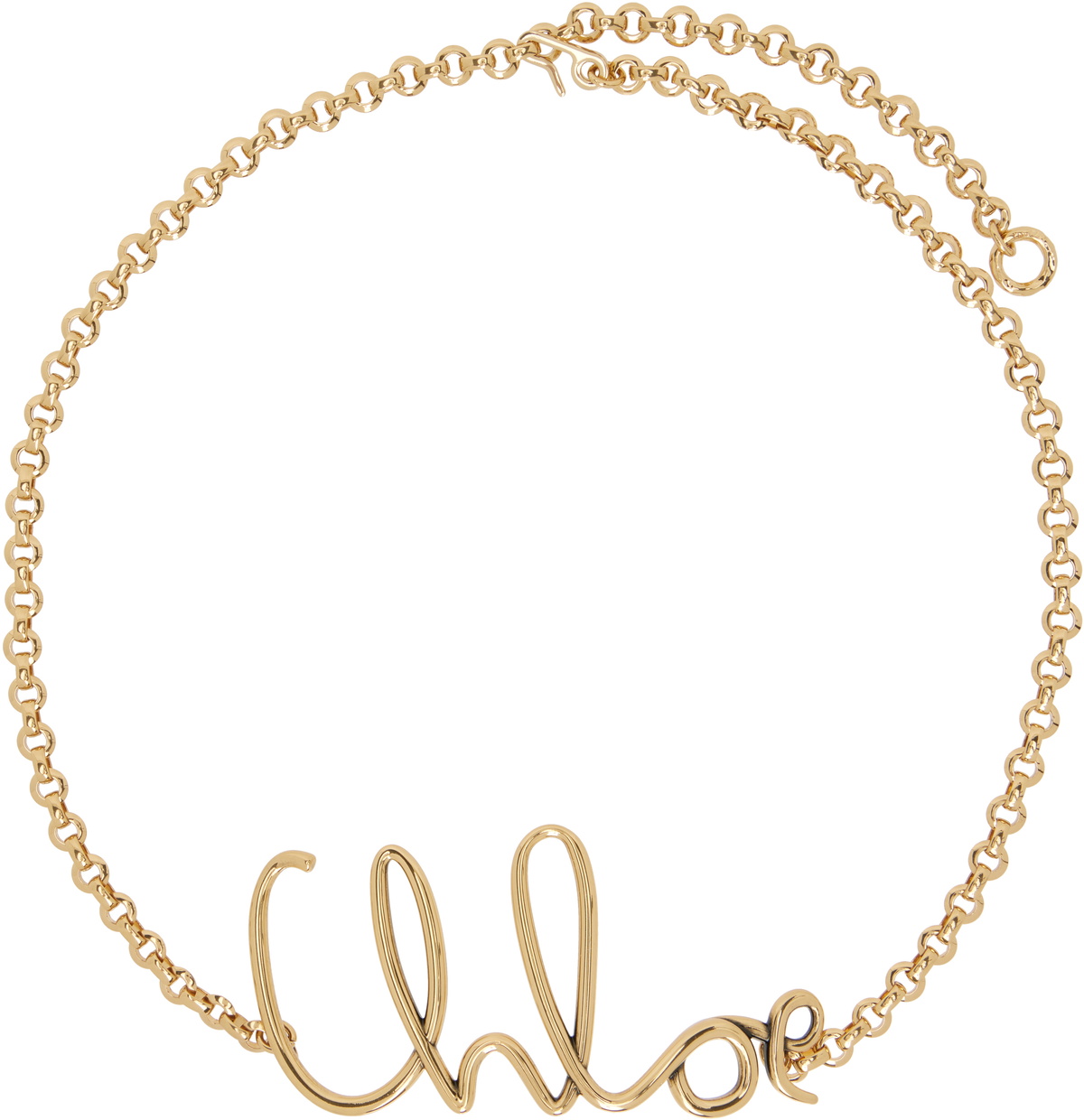 Chloé Gold 'The Chloé Iconic' Small Belt