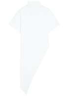 Alaïa Asymmetric Cotton T-shirt White