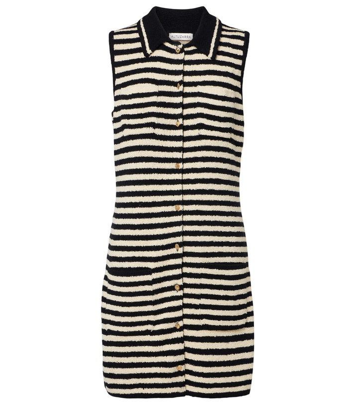 Photo: Altuzarra Mamie striped cotton-blend polo dress