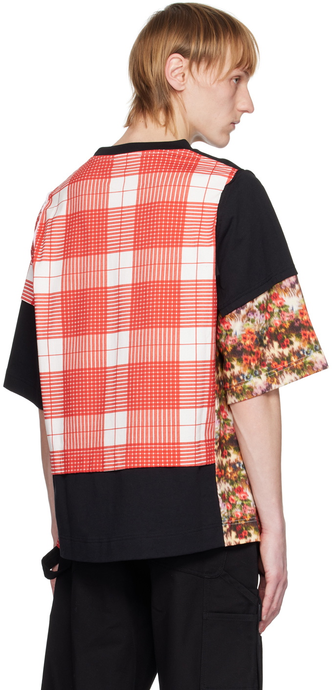 Simone Rocha Black Patch T-Shirt