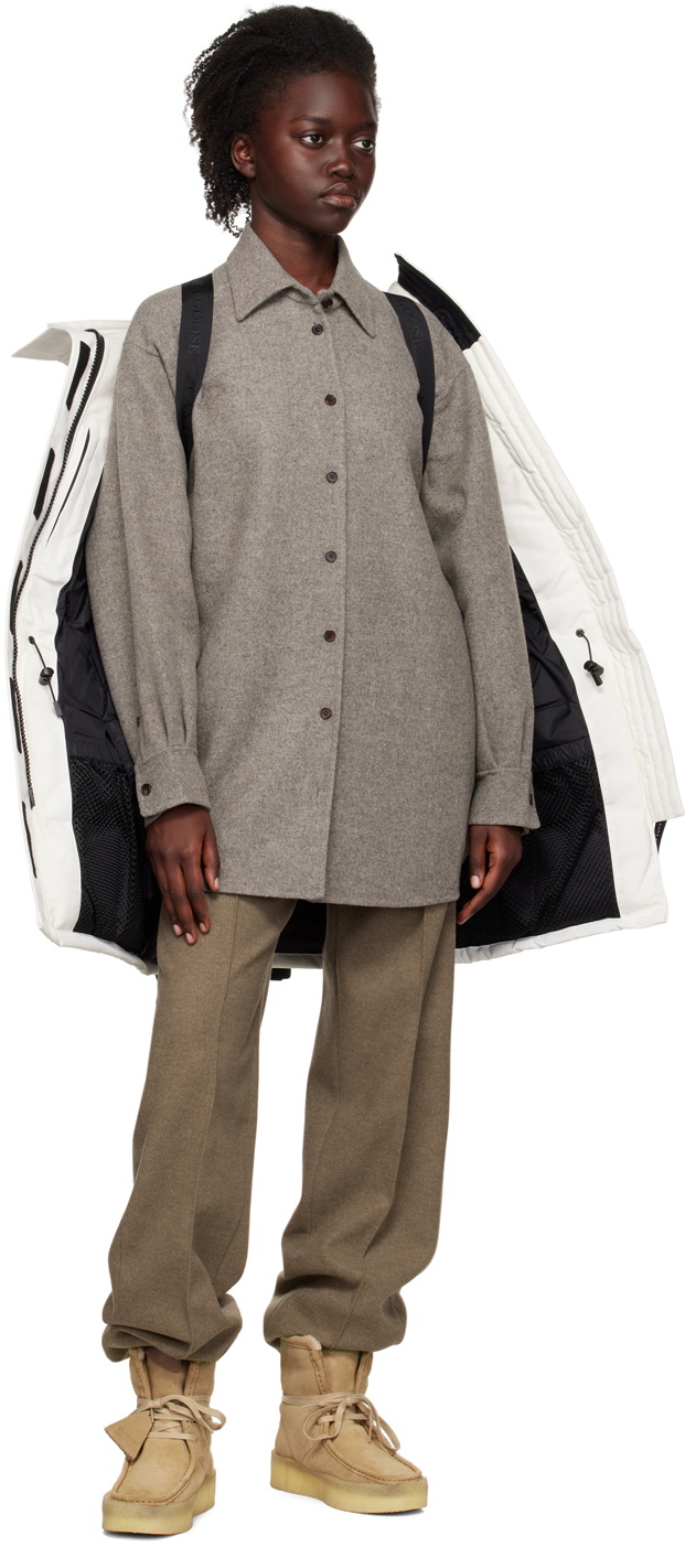 Canada Goose White Expedition Down Jacket