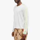 Adidas x Wales Bonner Knit Long Sleeve T-Shirt in Chalk White/Semi Frozen Yellow