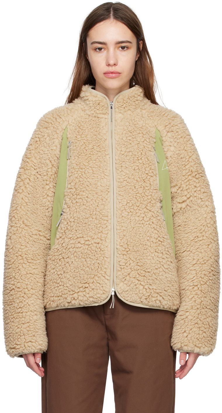 ROA Beige Zip Jacket ROA