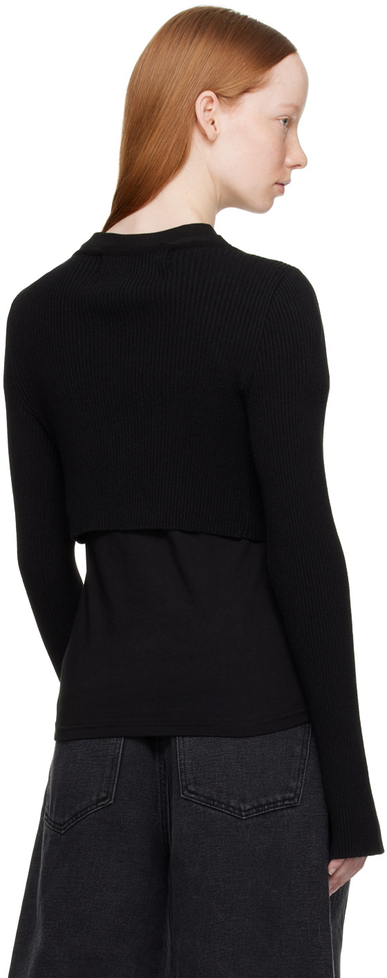 KIMHĒKIM Black Cropped Cardigan