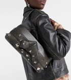 Acne Studios Musubi studded leather shoulder bag