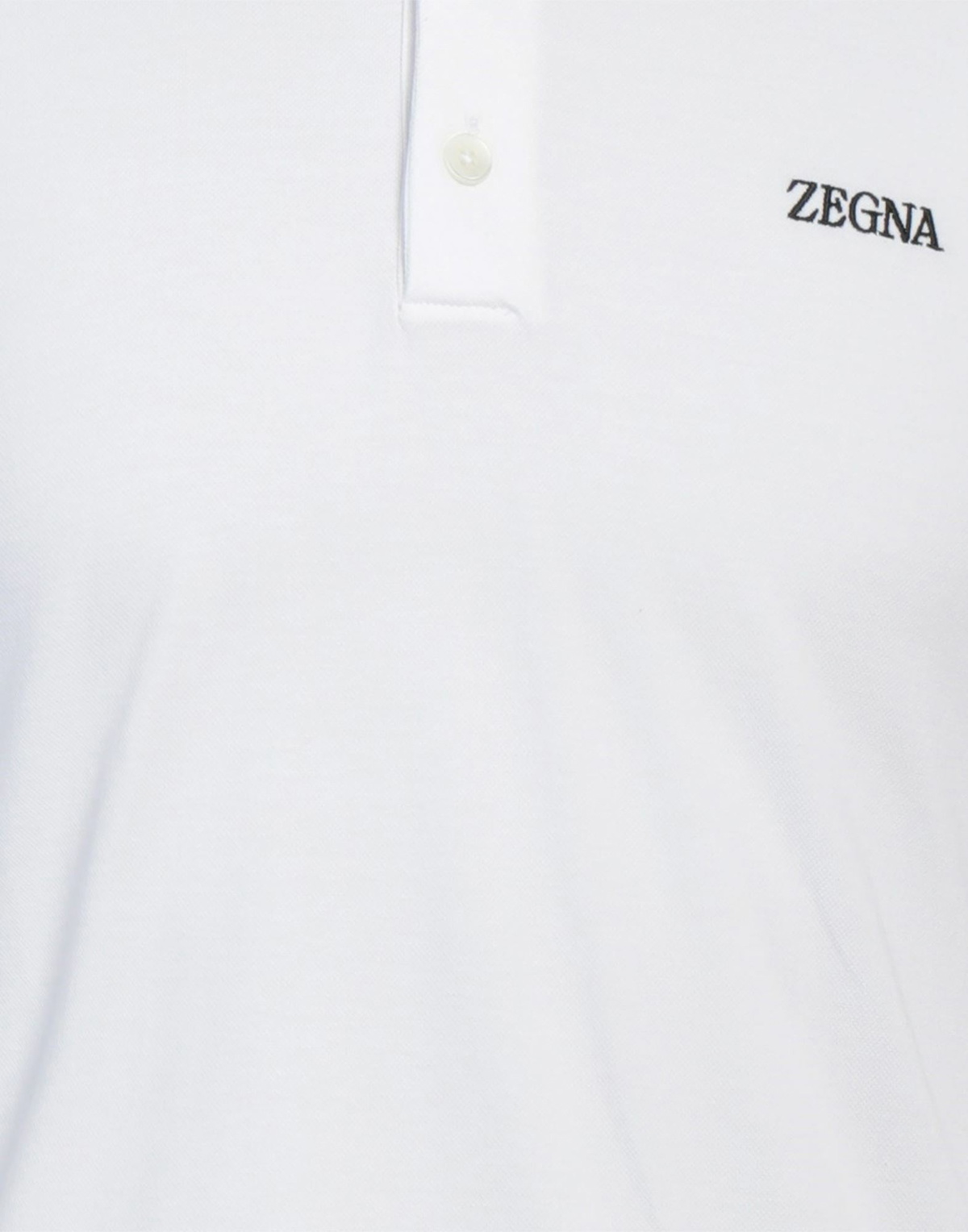 Zegna Mens Polo shirt in White