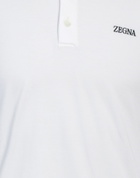 Zegna Mens Polo shirt in White