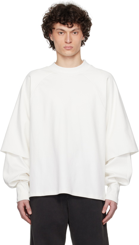 Photo: Seventh White Raglan Layered T-shirt