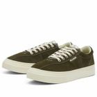 Stepney Workers Club Men's Dellow 02 Suede Sneaker in Woodland