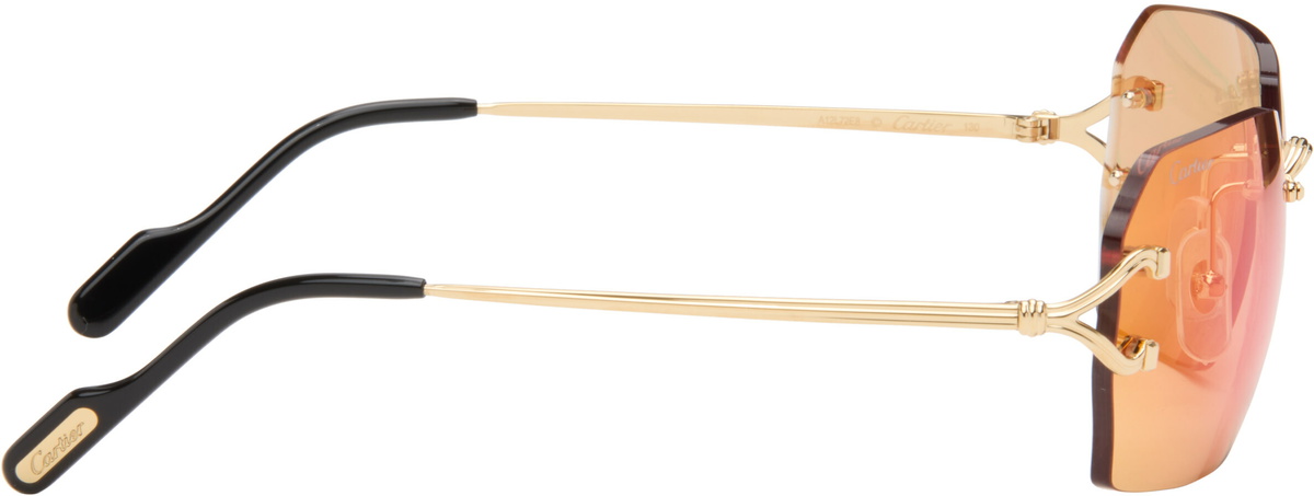 Cartier Gold Classic C Motif Sunglasses