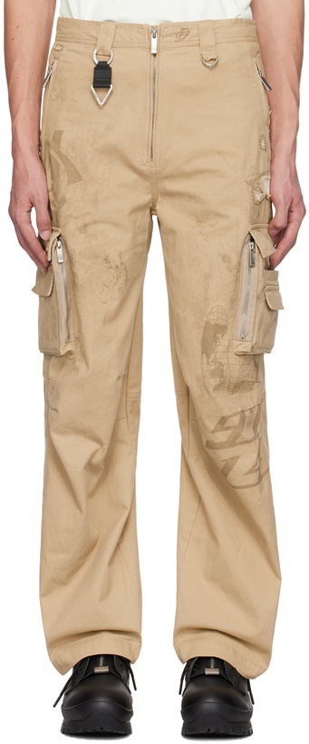 Photo: mastermind JAPAN Beige C2H4® Edition Construction Cargo Pants