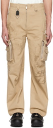 mastermind JAPAN Beige C2H4® Edition Construction Cargo Pants