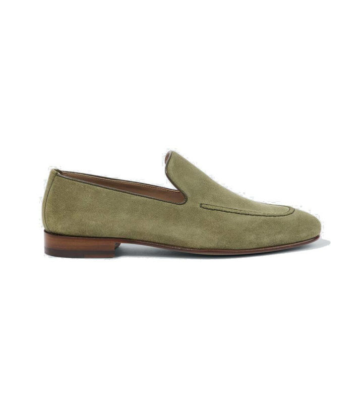 Photo: Manolo Blahnik Truro suede loafers