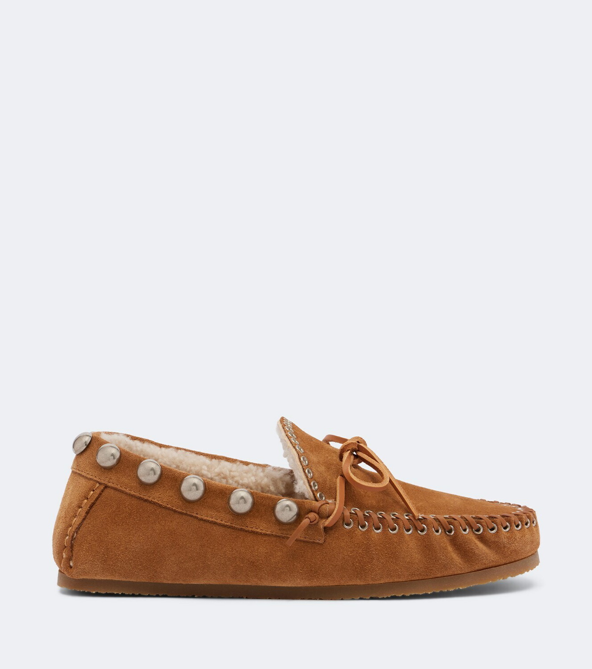 Isabel Marant Fitza shearling-lined suede loafers