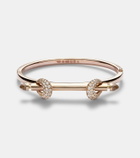 Ananya Chakra Icon 18kt rose gold bracelet with diamonds and quartz