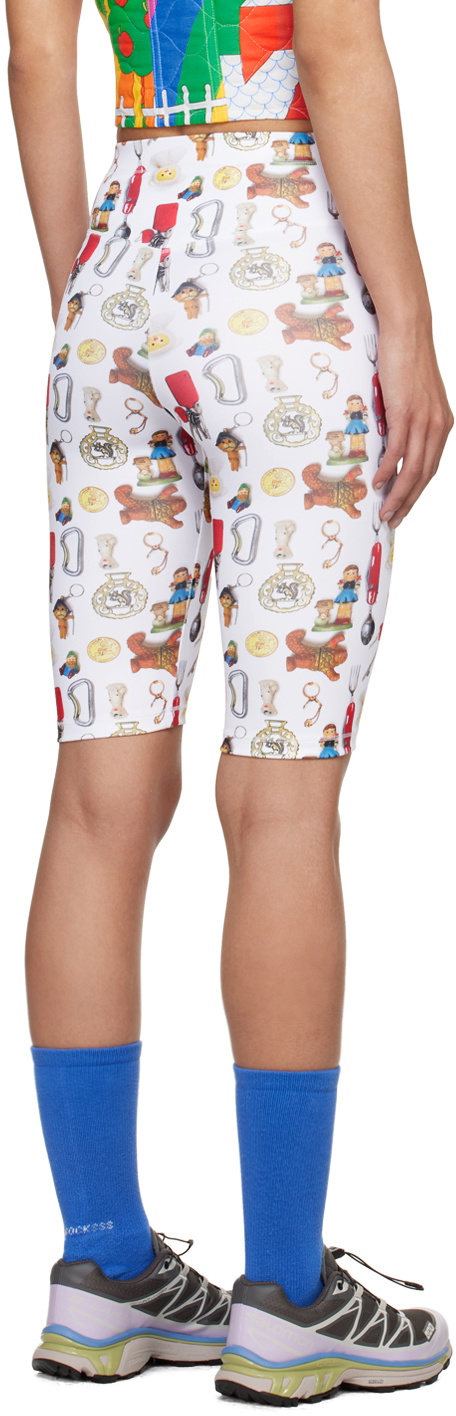 Chopova Lowena White Bits And Bobs Shorts