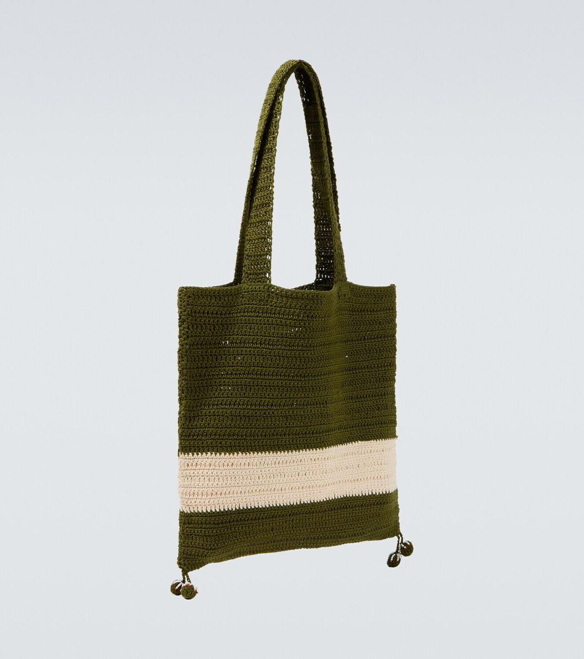 Bode Marsh beaded crochet tote bag