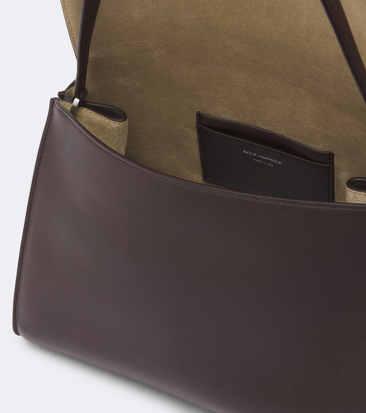 Nour Hammour Amal Mini leather top-handle bag