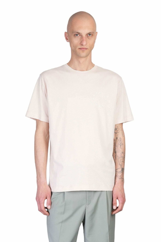 Photo: Études T-shirt In Beige Cotton